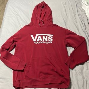 Red vans hoodie